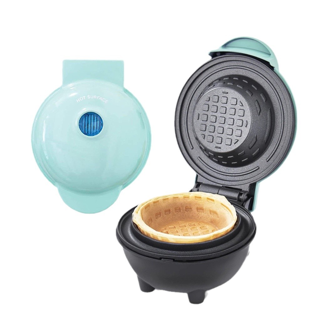 Mini Waffle Maker Machine - صانعة أوعية الوافل الصغيرة الكهربائية غير