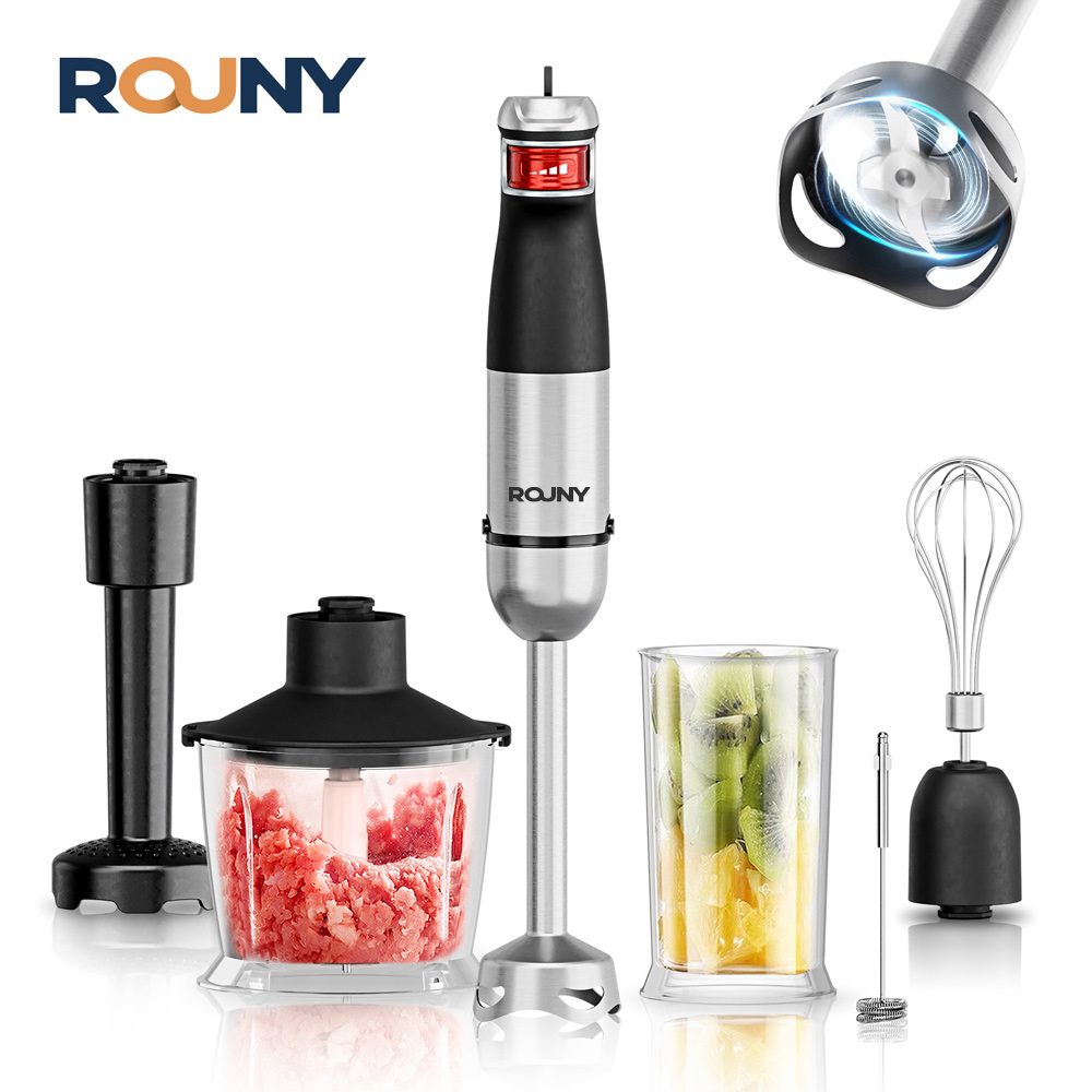 Immersion Hand Blender Set - خلاط يدوي كهربائي متعدد الاستخدامات 6