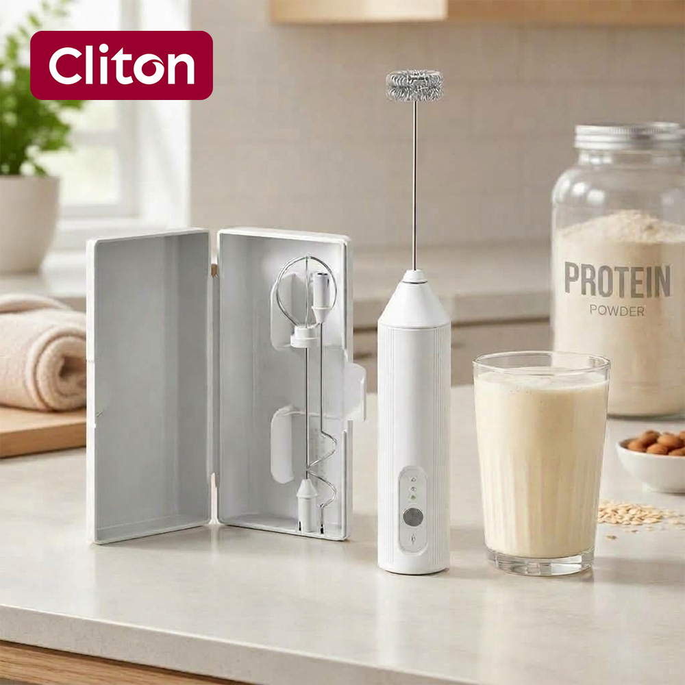 Electric Milk Frother Handheld - جهاز كهربائي متعدد الوظائف لصنع رغوة