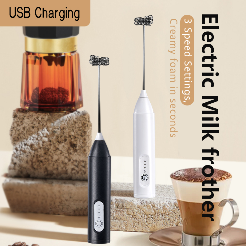 ماكينة صنع رغوة الحليب اللاسلك - مراجعة Electric Milk Frother Handheld وسعره