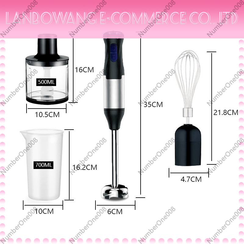 خلاط يدوي غاطس 110 فولت بخمس س - مراجعة Immersion Hand Blender Set وسعره