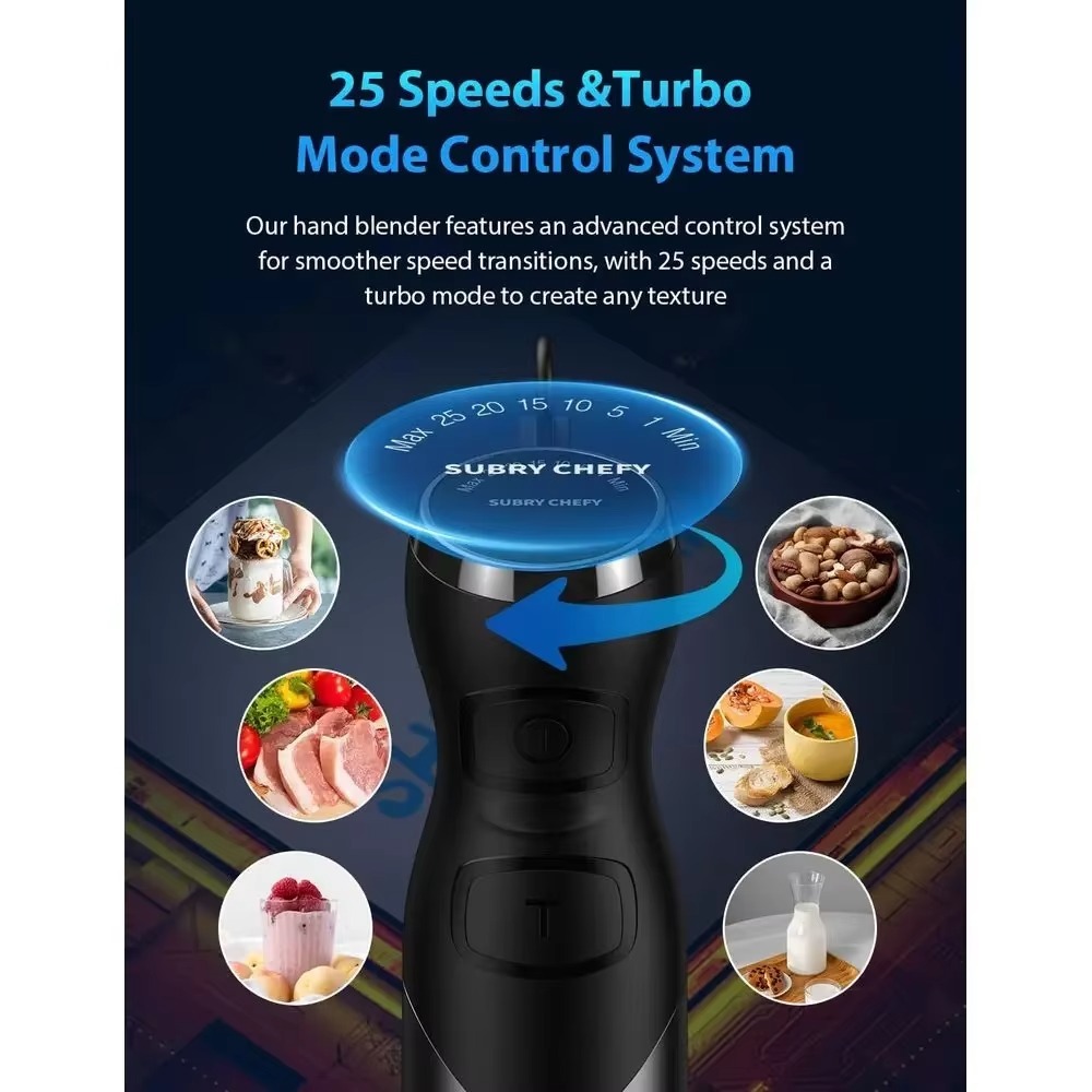 خلاط غاطس عالي السرعة من فيرم  - مراجعة Immersion Hand Blender Set وسعره