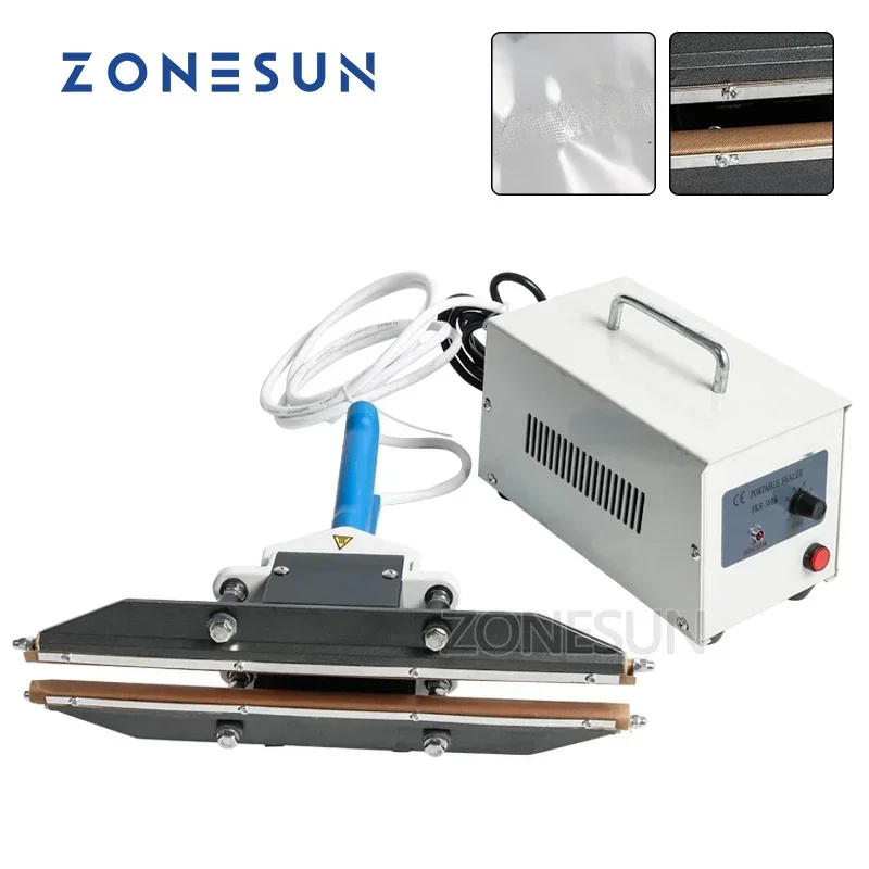 آلة ختم حراري يدوية ZONESUN 40 - مراجعة Food Vacuum Sealer Machine وسعره