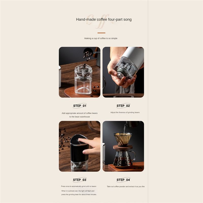 【أدوات الطحن】 مطحنة قهوة تعمل  - مراجعة Coffee Bean Grinder Electric وسعره