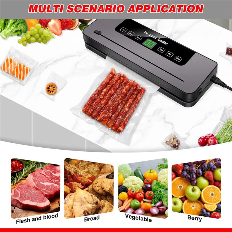 جهاز تفريغ الهواء الكهربائي AB - مراجعة Food Vacuum Sealer Machine وسعره