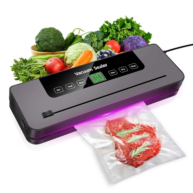 جهاز تفريغ الهواء الكهربائي AB - مراجعة Food Vacuum Sealer Machine وسعره