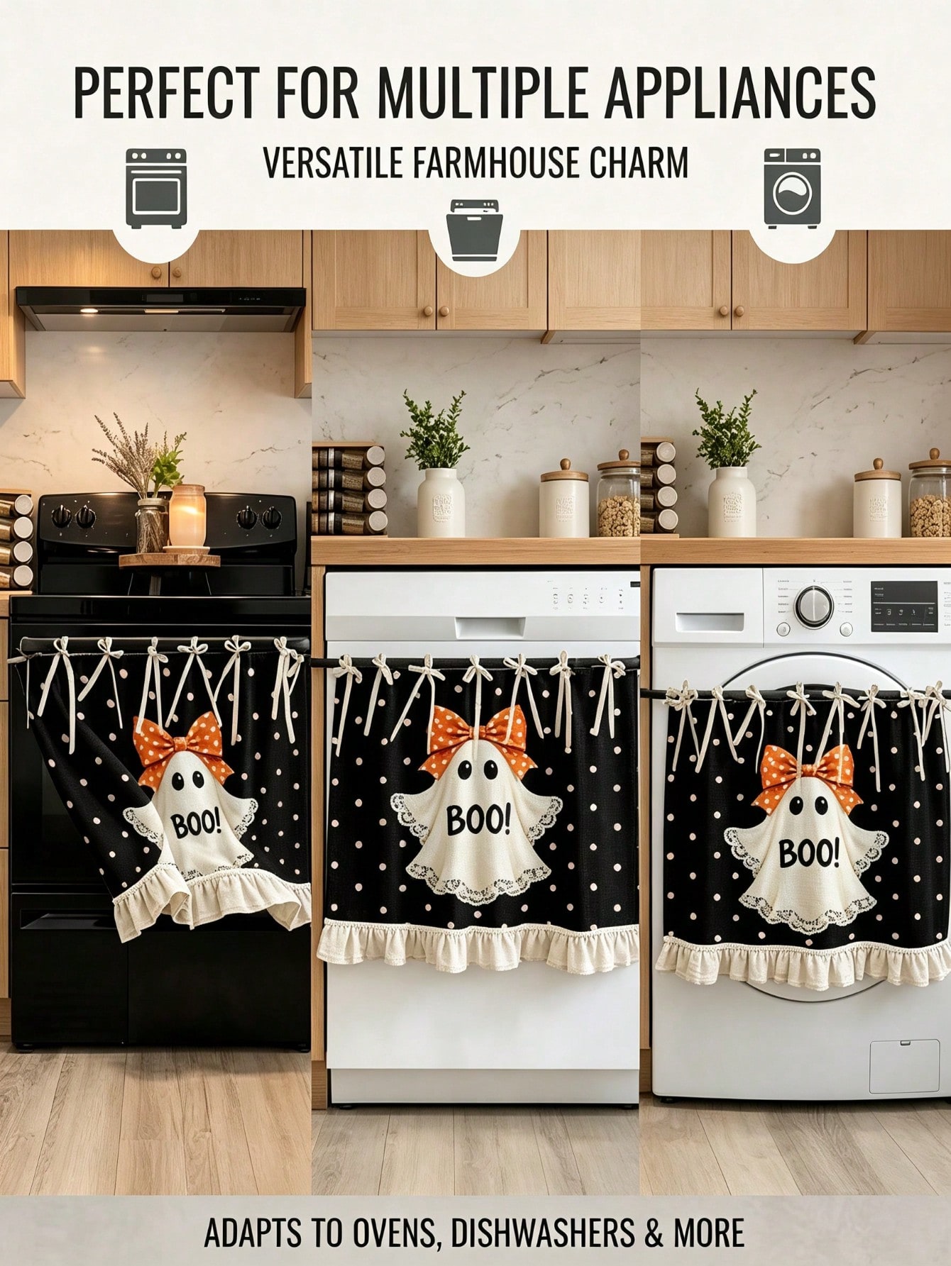 غطاء لأجهزة المطبخ وستارة للفر - مراجعة Kitchen Appliances وسعره