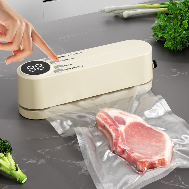 جهاز تغليف لاسلكي صغير، آلة تغ - مراجعة Food Vacuum Sealer Machine وسعره